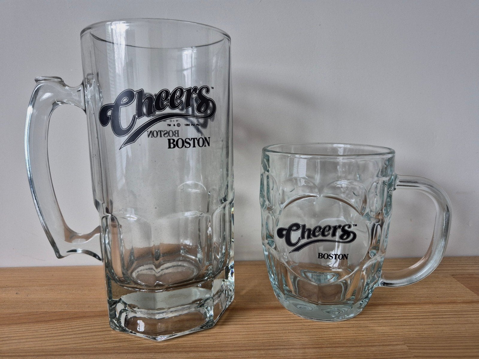Vintage Cheers Boston Bierpullen, Verzamelen, Biermerken, Ophalen of Verzenden, Zo goed als nieuw, Glas of Glazen, Overige merken