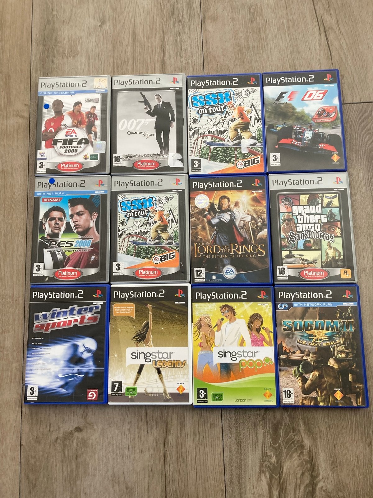 Diverse PlayStation 2 Games - Actie, Sport, Muziek & Meer!, Gebruikt, Vanaf 18 jaar, Overige genres, Eén computer