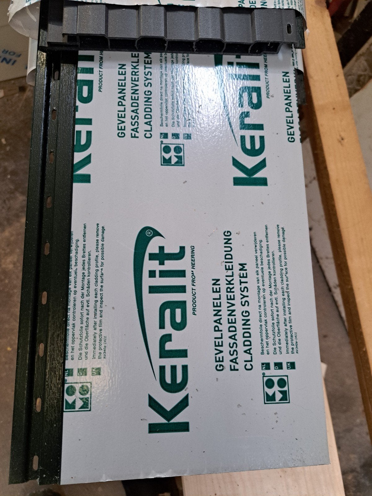 te koop: keralit gevelpanelen  wit, Doe-het-zelf en Verbouw, Ophalen