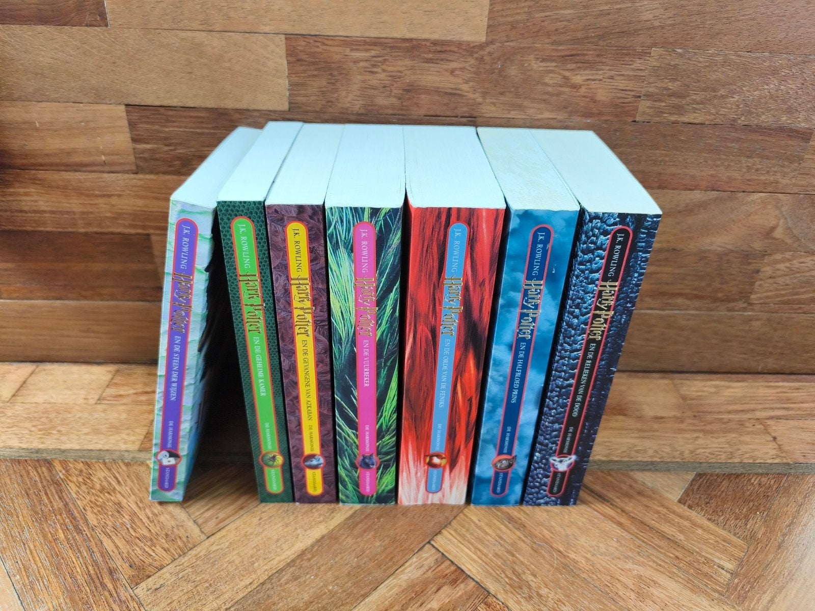 Harry Potter serie deel 1 t/m 7 Nederlands, Boeken, Ophalen of Verzenden, Zo goed als nieuw, J.K. Rowling