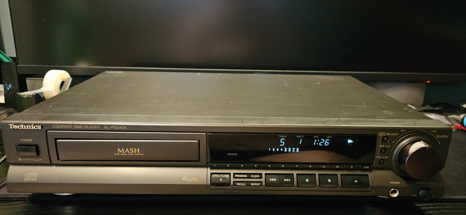 Technics SL-PG540A CD player, Ophalen of Verzenden