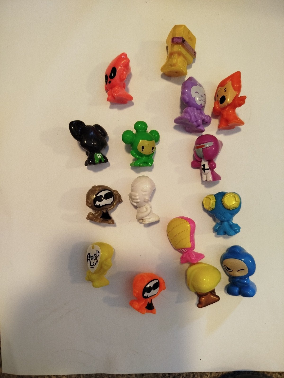 Gogo's Crazy Bones figuren - set van 15, Ophalen of Verzenden, Gebruikt