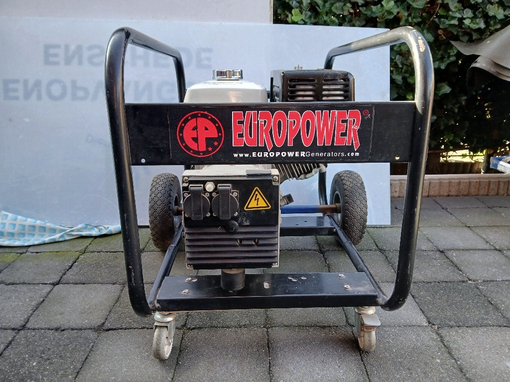 4,2 kW Europower aggregaat benzine Honda GX270-motor, Ophalen, Zo goed als nieuw