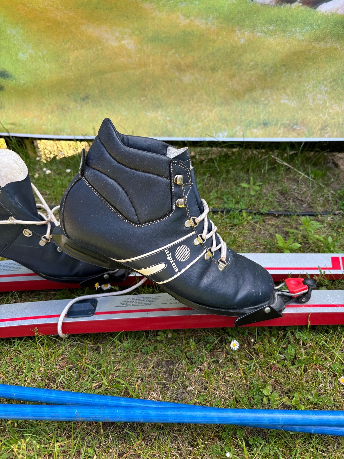 Ouderwetse langlaufers, schoenmaat 45, Ski's, Ophalen, Overige merken, Langlaufen