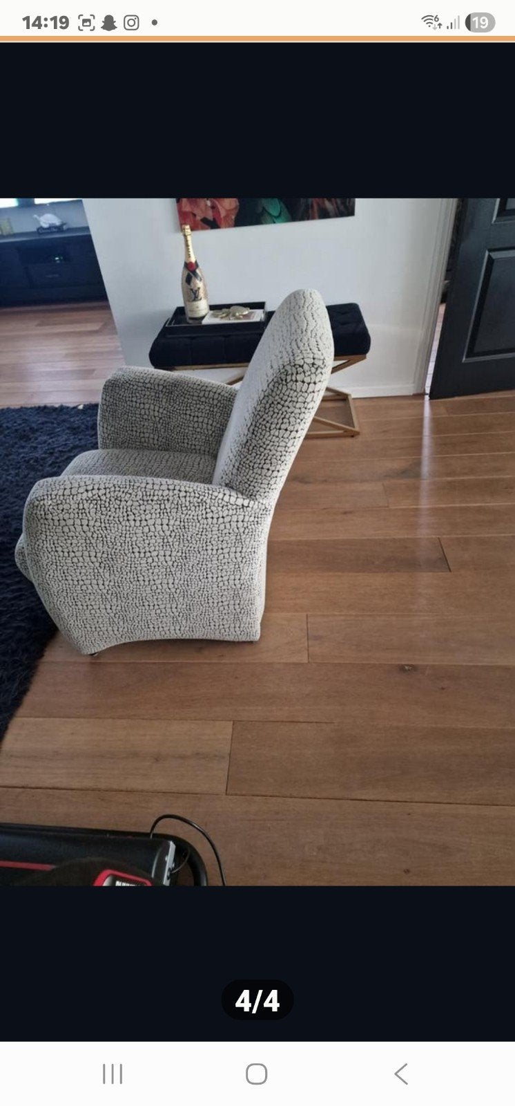 Mooi fauteuil, Huis en Inrichting, Ophalen, Zo goed als nieuw, 75 tot 100 cm, 50 tot 75 cm