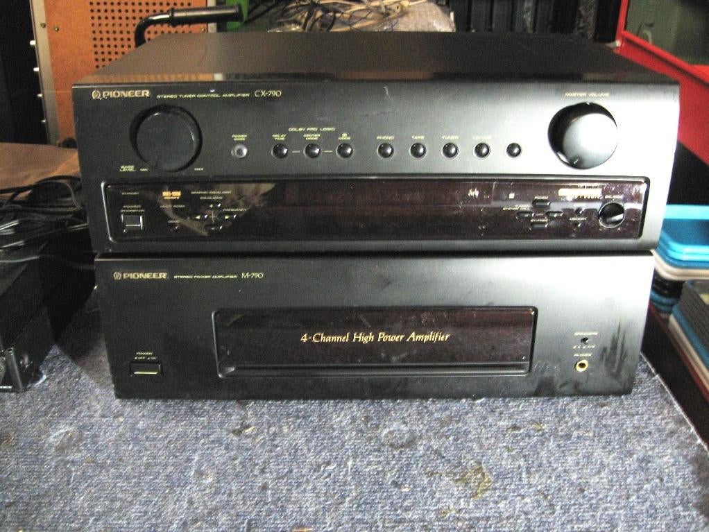 Pioneer M-790 en CX-790 set. Loop of sloop, Audio, Tv en Foto, Stereo-sets, Ophalen of Verzenden, Pioneer
