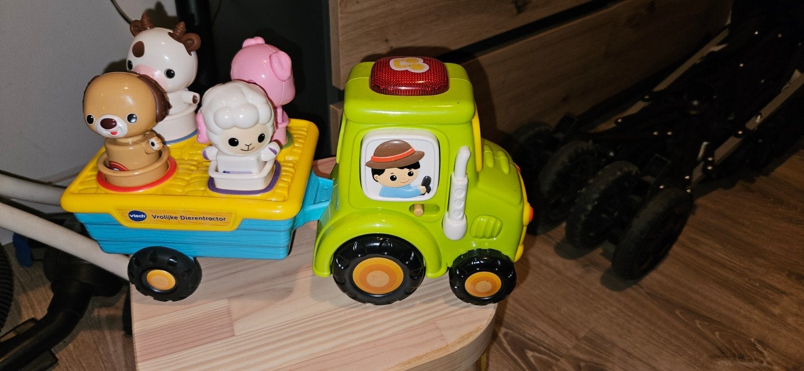 VTech  Auto's set: Politie, Vliegtuig, Tractor, Schi, Ophalen of Verzenden, Gebruikt, Overige typen, Met licht