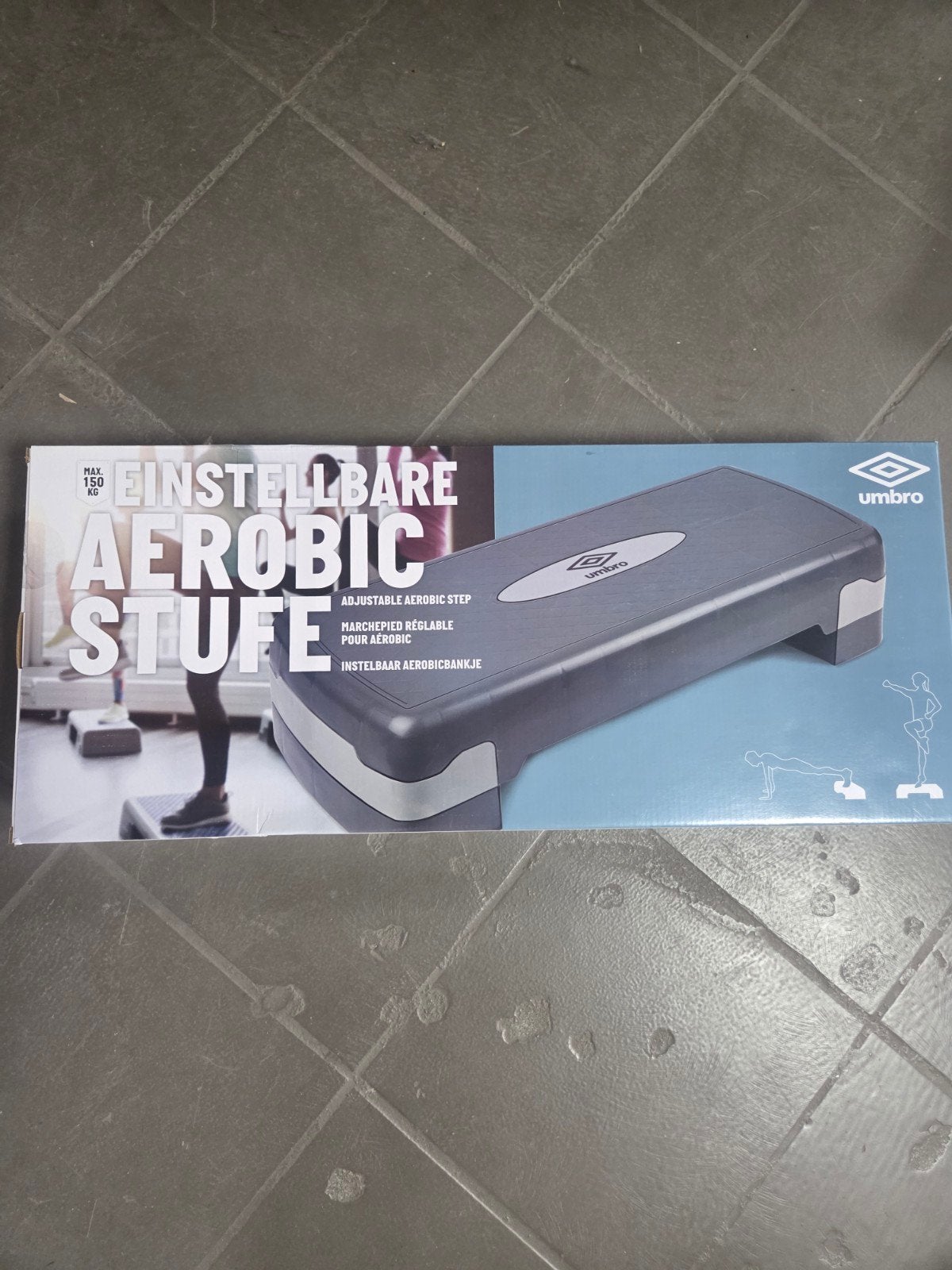 Umbro Verstelbare Aerobic Stepbank - Nieuw in Doos, Umbro, Nieuw, Ophalen of Verzenden, Umbro International, 400 Cheetham Hill Road, Manchester, M8 9AD, UK