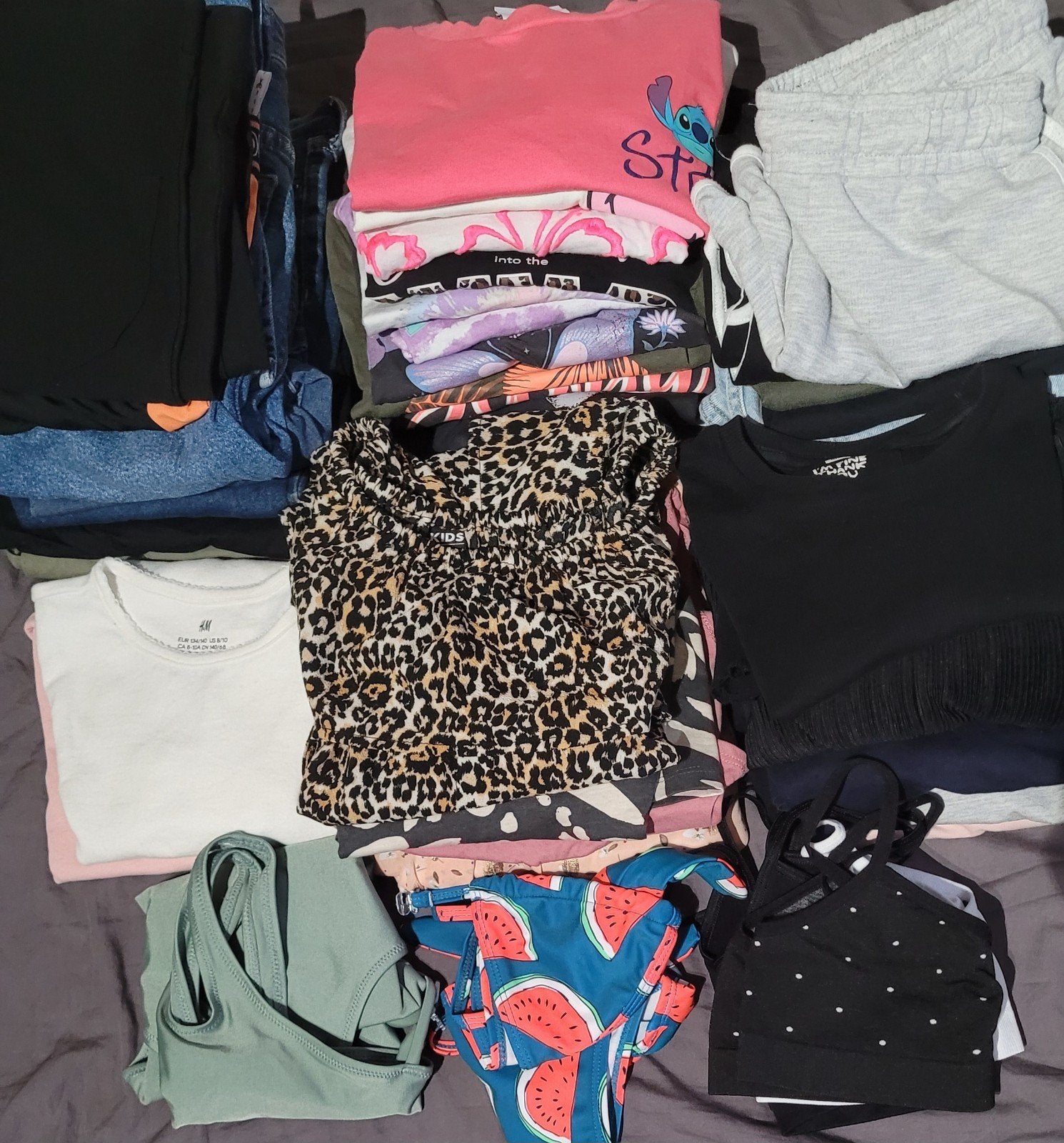 Kledingpakket meisje maat 134-140, Kinderen en Baby's, Kinderkleding | Maat 134, Ophalen of Verzenden, Zo goed als nieuw, Meisje