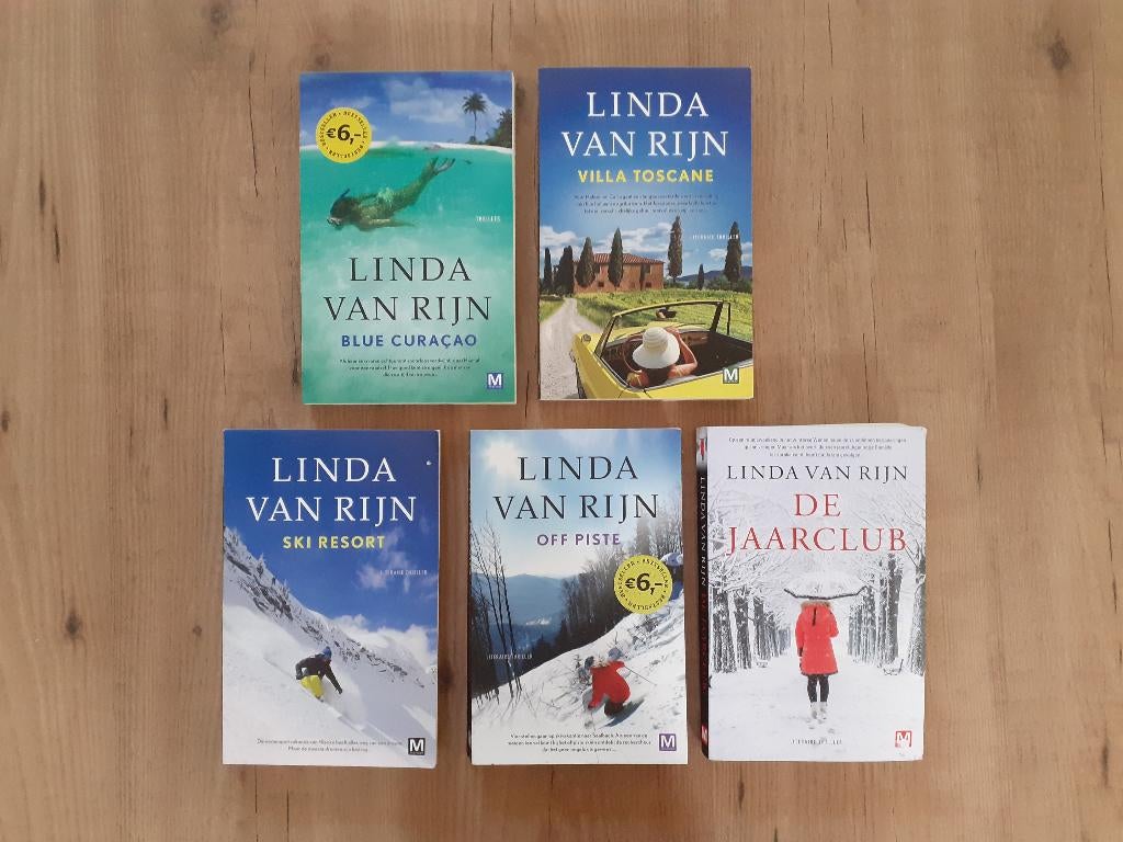 6x Thrillers van Linda van Rijn, Ophalen of Verzenden, Nieuw, Linda van Rijn