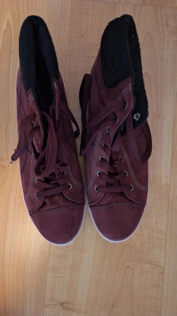 Graceland bordeaux leren schoenen maat 44, Ophalen of Verzenden