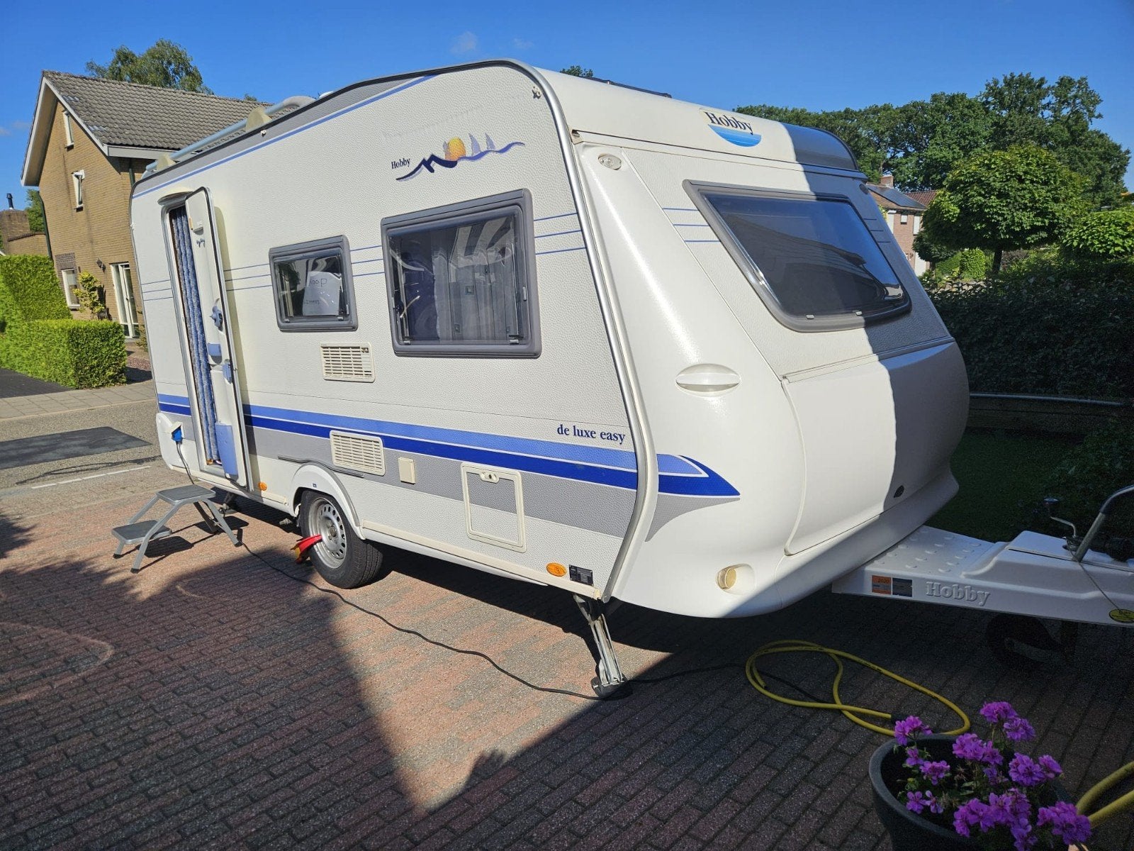 Hobby 30 easy de luxe, Caravans en Kamperen, Caravans, Vast bed, Hobby, Treinzit, Particulier