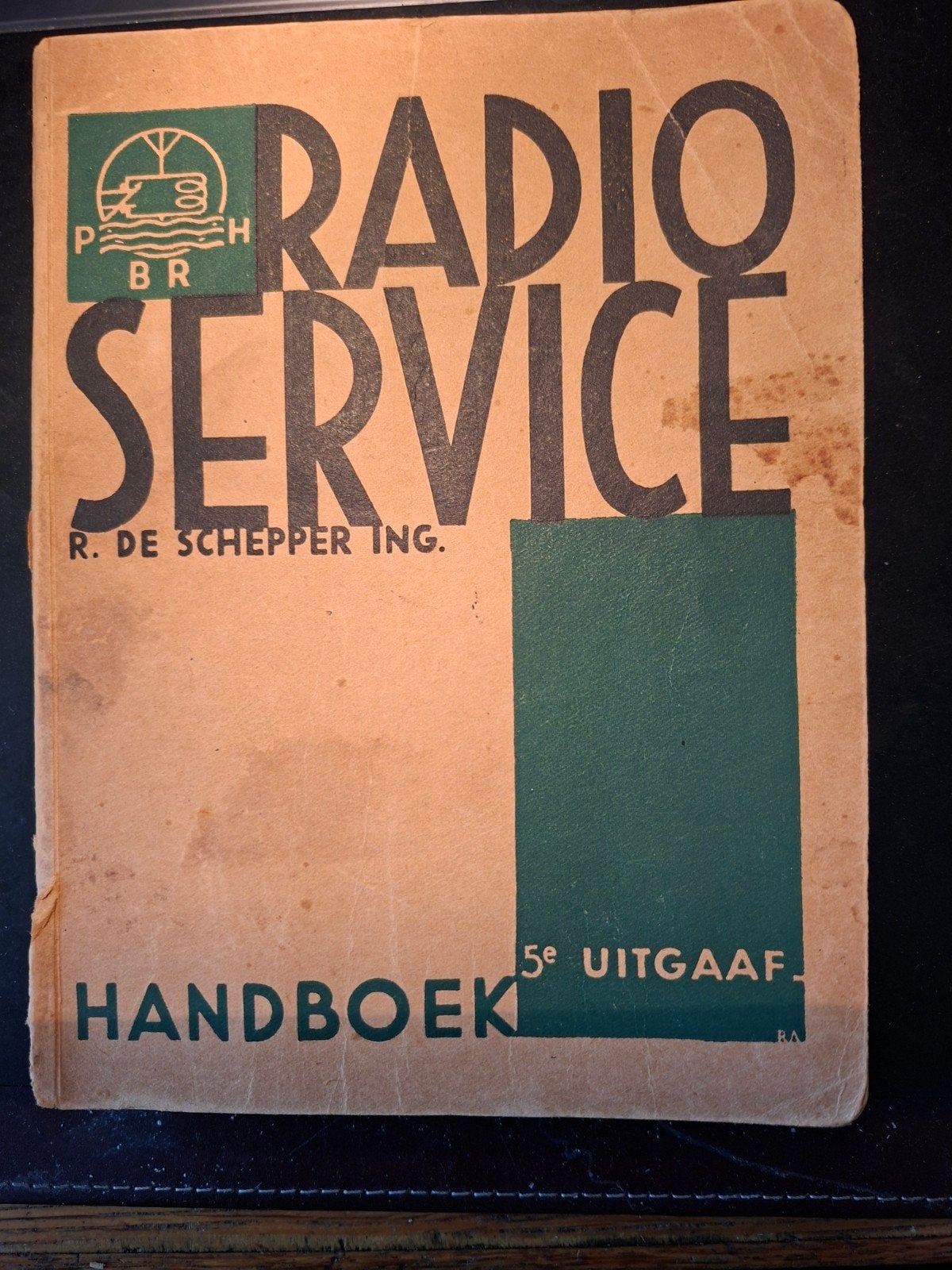 Radio-Service Handboek - R. De Schepper Ing. (1942), Ophalen of Verzenden, Gelezen, Elektrotechniek, R. De Schepper Ing.