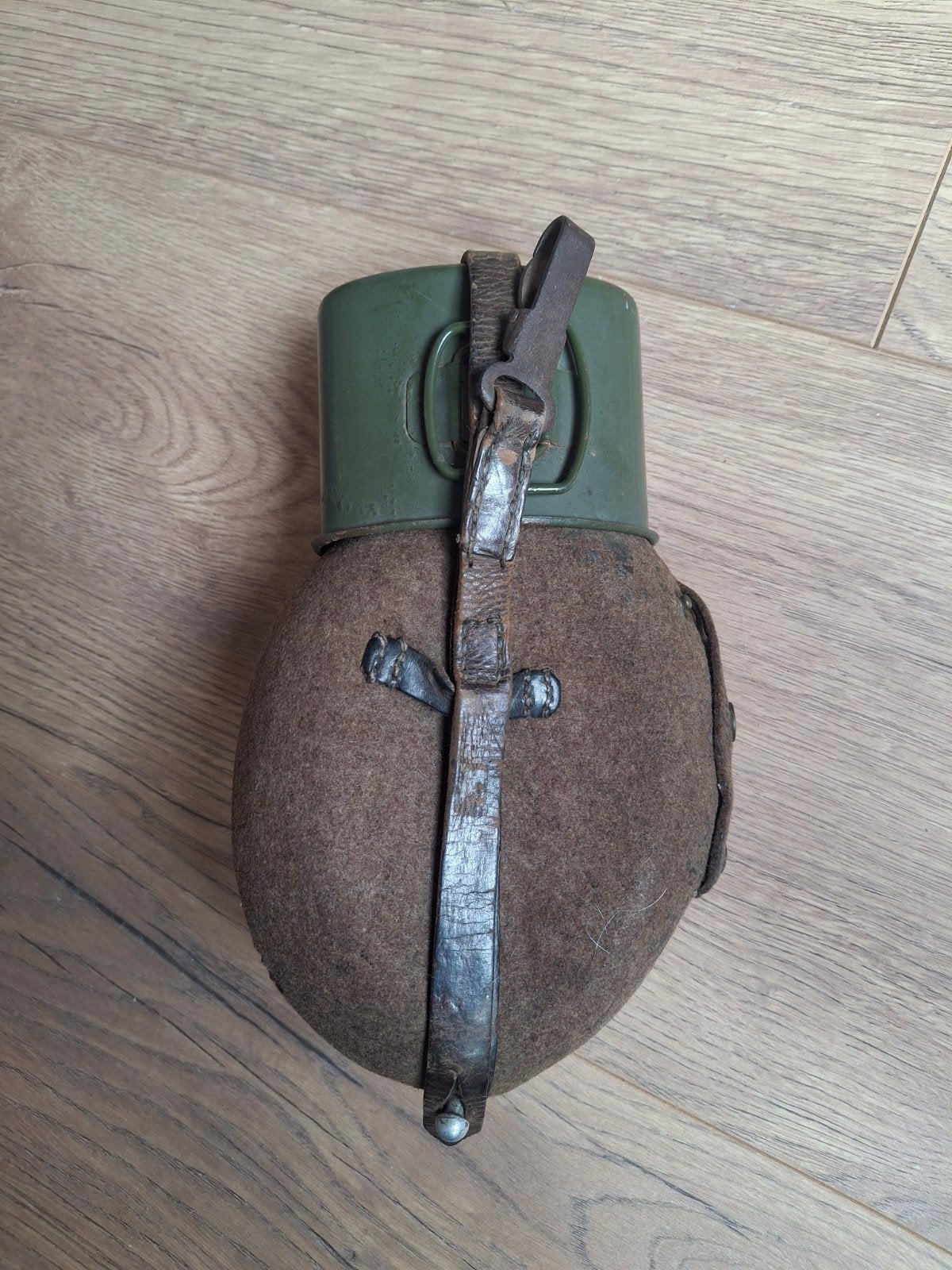 Ww2 1943 duitse veldfles (laatoorlogs), Verzamelen, Militaria | Tweede Wereldoorlog, Ophalen of Verzenden, Duitsland