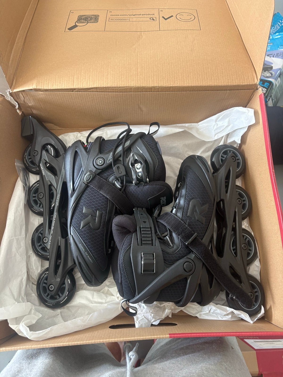 Roces Icon 80 Inline Skates - Zwart, Maat 42, Sport en Fitness, Skeelers, Roces, Nieuw, Ophalen of Verzenden, Inline skates 4 wielen
