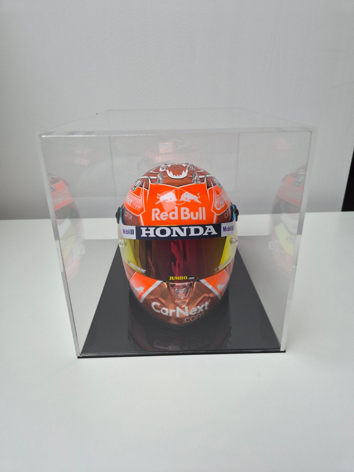 Max Verstappen Belgian GP 2021 schaalmodel helm 1:2, Ophalen of Verzenden, Nieuw, Formule 1