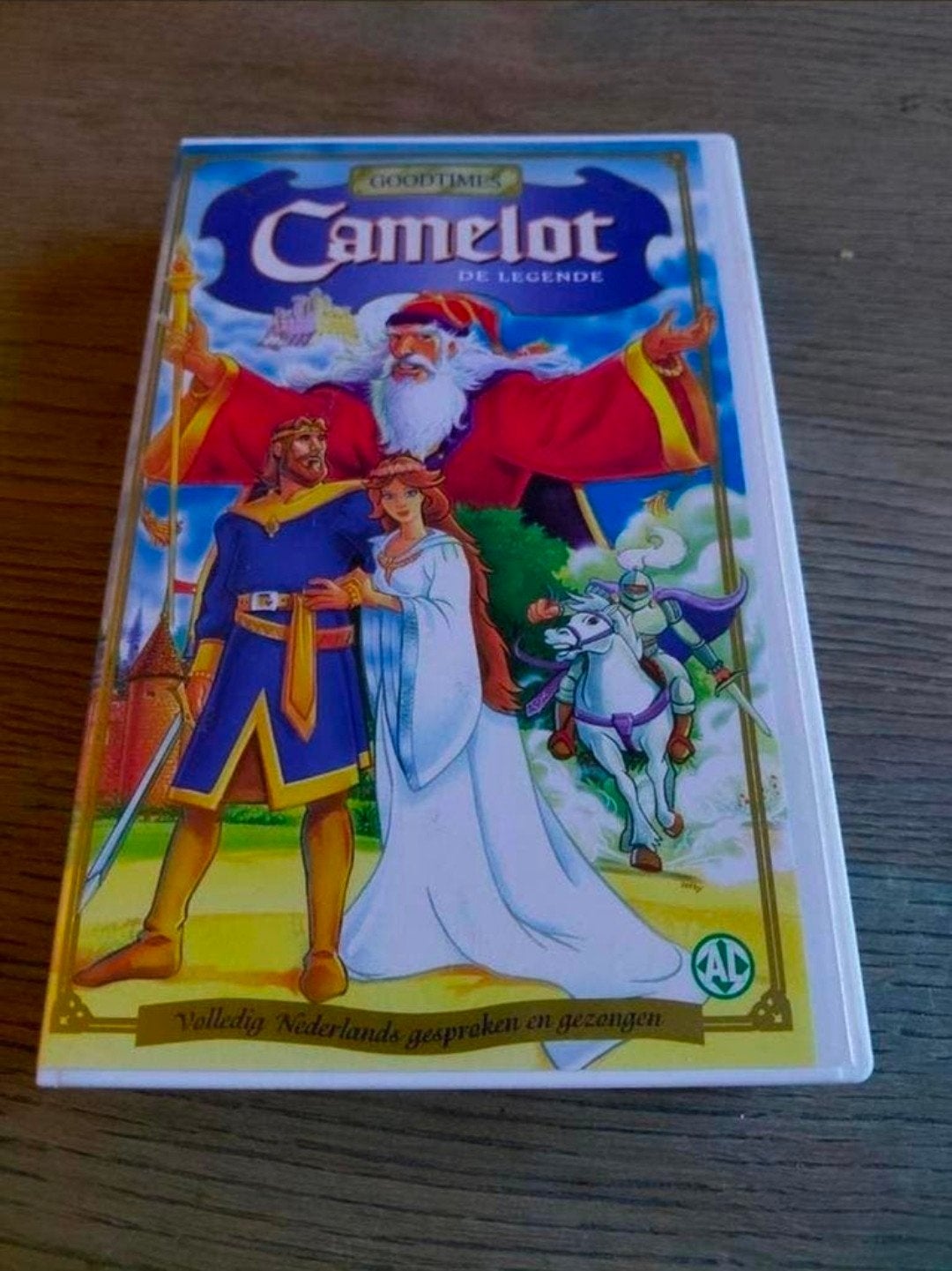Camelot de Legende videoband. Good Times., Cd's en Dvd's, VHS | Kinderen en Jeugd, Gebruikt, Tekenfilm, Alle leeftijden, Ophalen of Verzenden