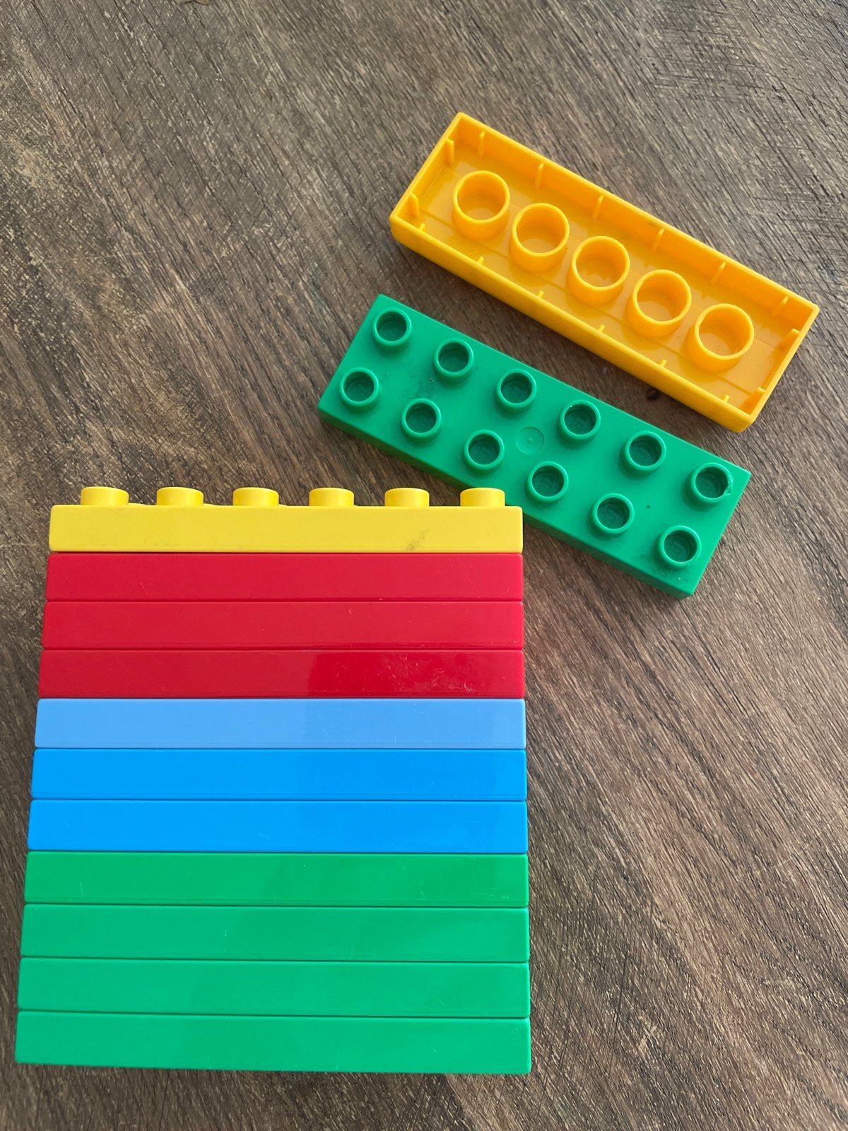 Lego Duplo blokken 12 noppen, diverse kleuren (per stuk), Ophalen of Verzenden, Gebruikt, Losse stenen, Duplo