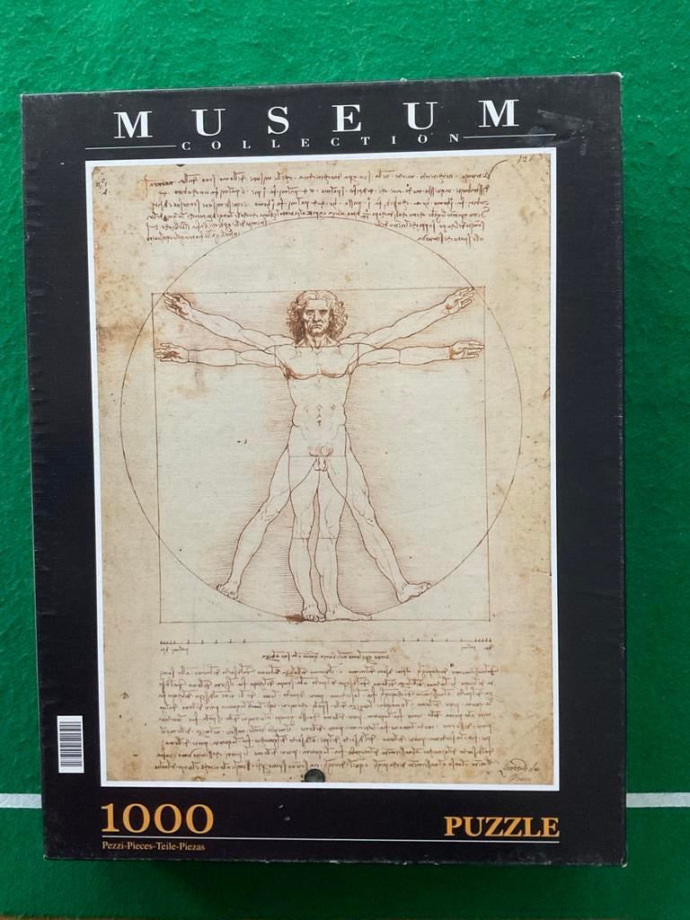 Clementoni Leonardo da Vinci Puzzel 1000 stukjes, Hobby en Vrije tijd, Denksport en Puzzels, Gebruikt, Legpuzzel, 500 t/m 1500 stukjes