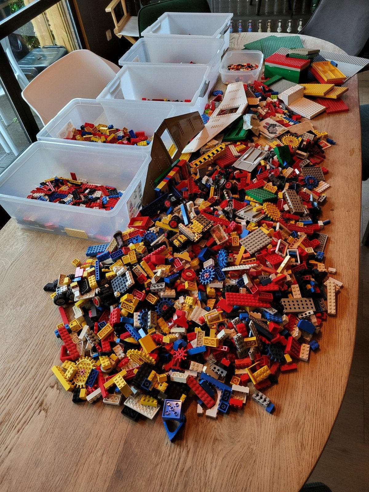 Grote partij LEGO - 12,5 kg aan diverse stenen, Gebruikt, Inclusief extra onderdelen, Lego, Ophalen of Verzenden