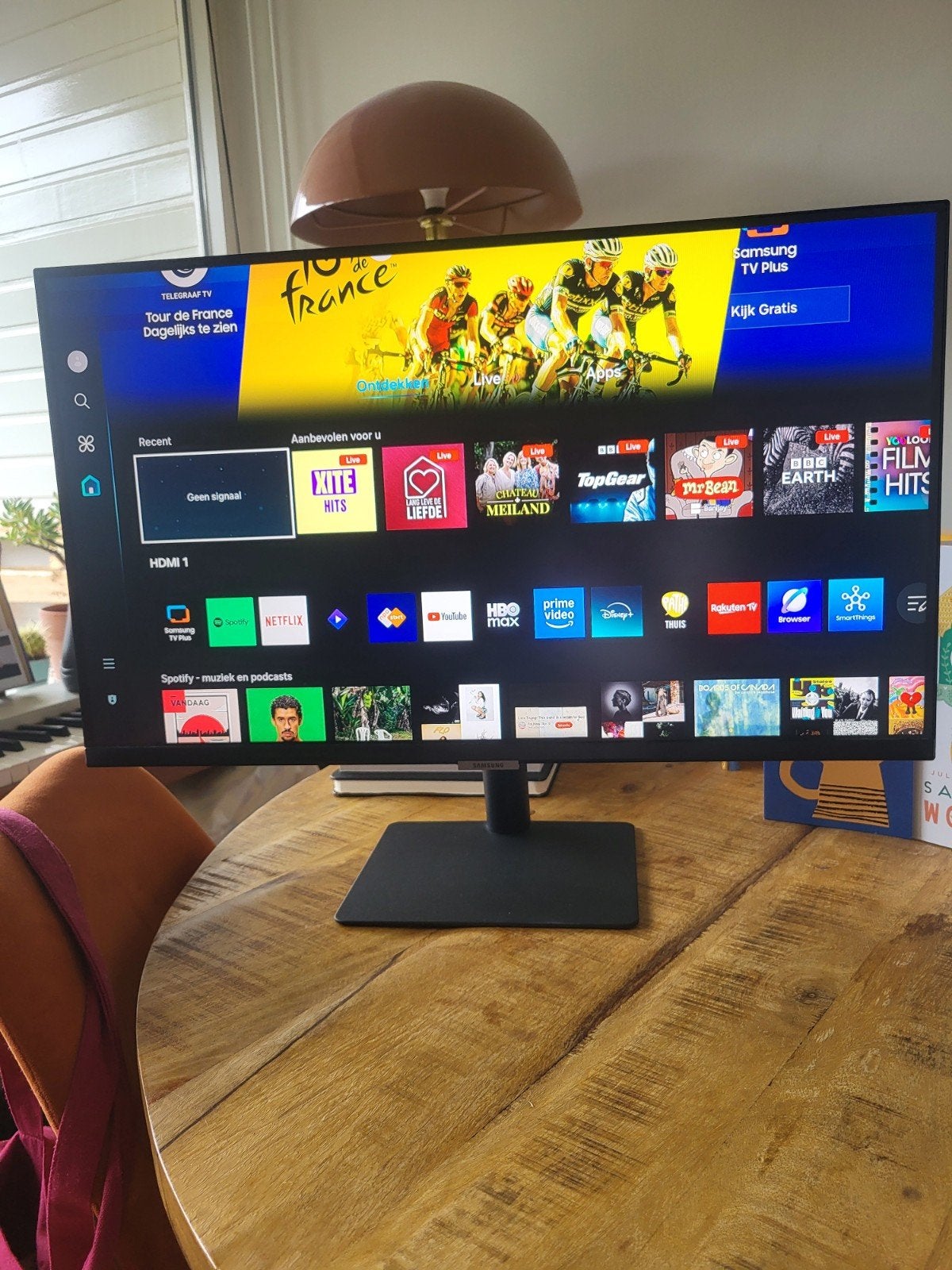 Samsung smart monitor M5 M50D 27", Computers en Software, Monitoren, Ophalen, 3 tot 5 ms, HDMI, Full HD