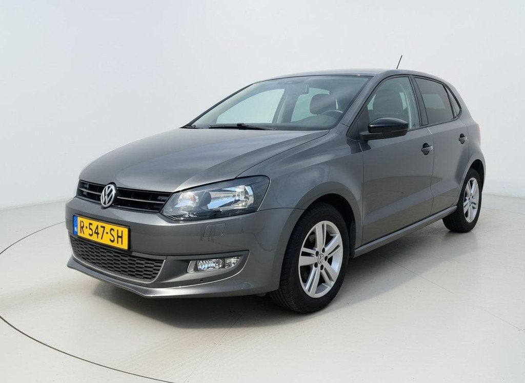 Volkswagen Polo 1.2 TSI D-KETTING VV AIRCO CRUISE PDC 5 DEUR, Voorwielaandrijving, Euro 5, Stof, Zwart