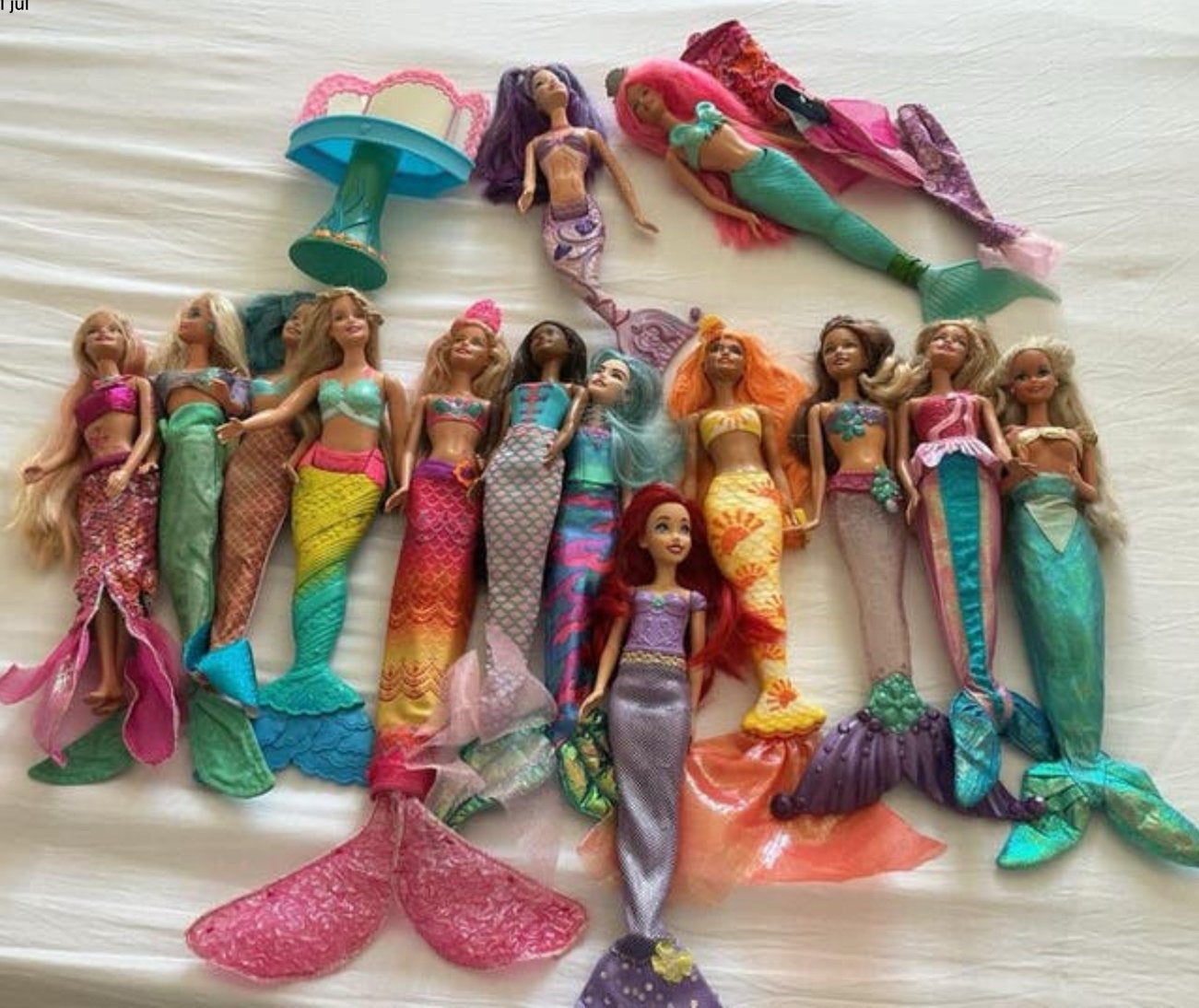 Grote collectie zeemeermin Barbiepoppen, ook vintage!, Ophalen of Verzenden, Gebruikt, Barbie