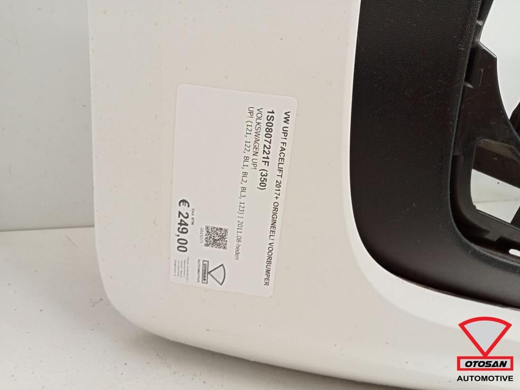 VW Up Facelift Voorbumper Origineel! 2017+, Auto-onderdelen, Gebruikt, Volkswagen, Volkswagen AG, Bumper