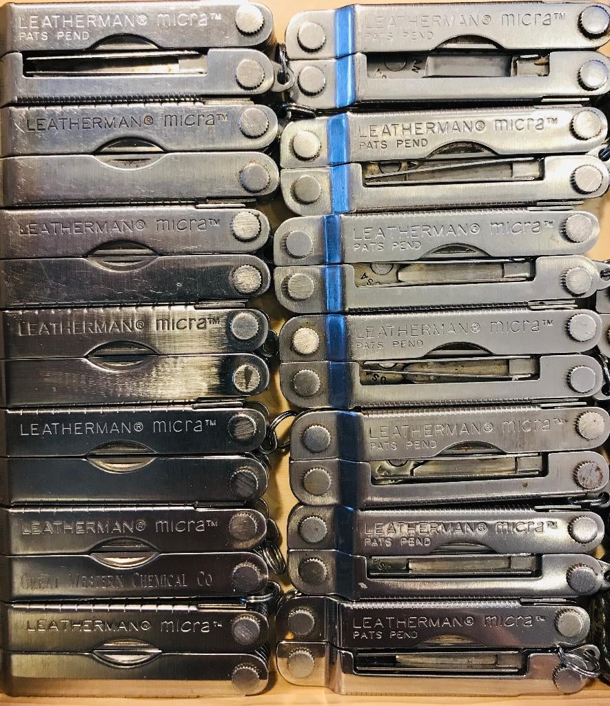 Leatherman Micra multitool -10 functies- Sleutelhanger EDC, Caravans en Kamperen, Kampeergereedschap, Gebruikt, Maarten@MrMultitool.com