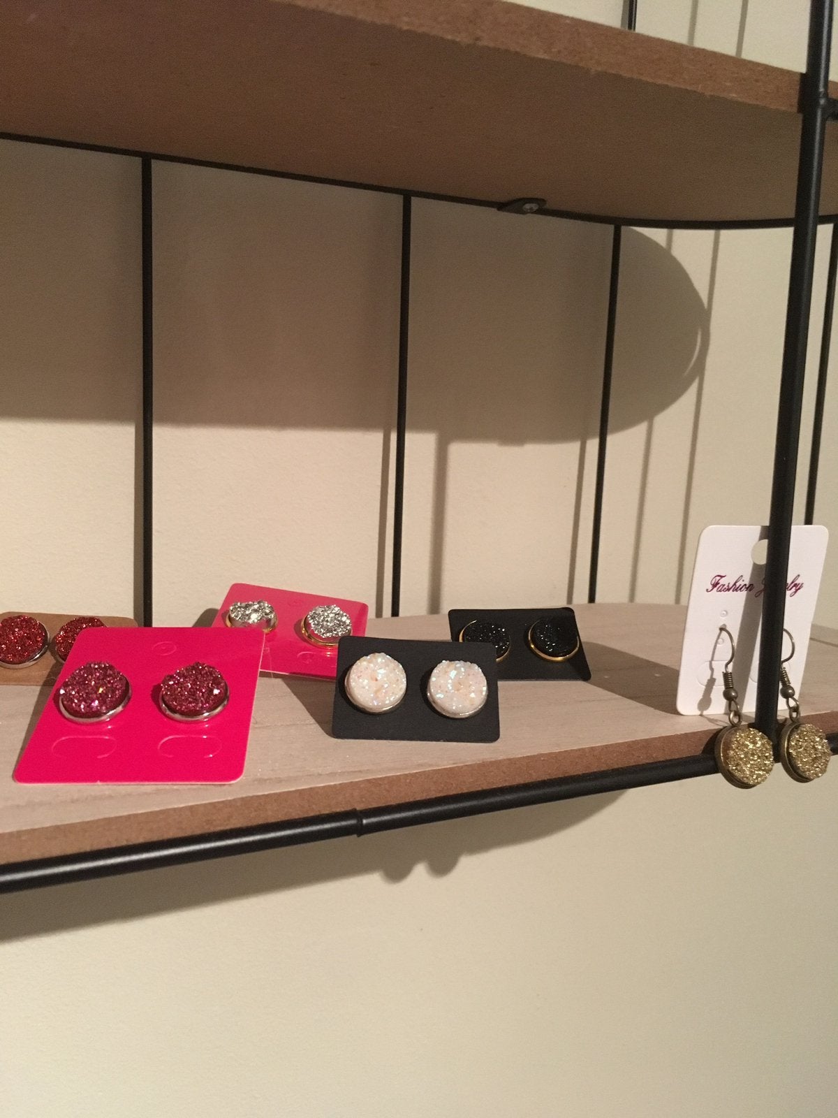 Glitter oorbellen, Overige materialen, Overige kleuren, Nieuw, Ophalen of Verzenden