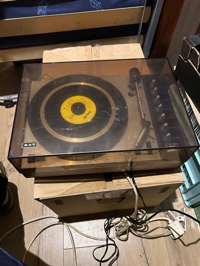 Philips vintage Platenspeler met versterker., Audio, Tv en Foto, Platenspelers, Ophalen of Verzenden, Overige merken