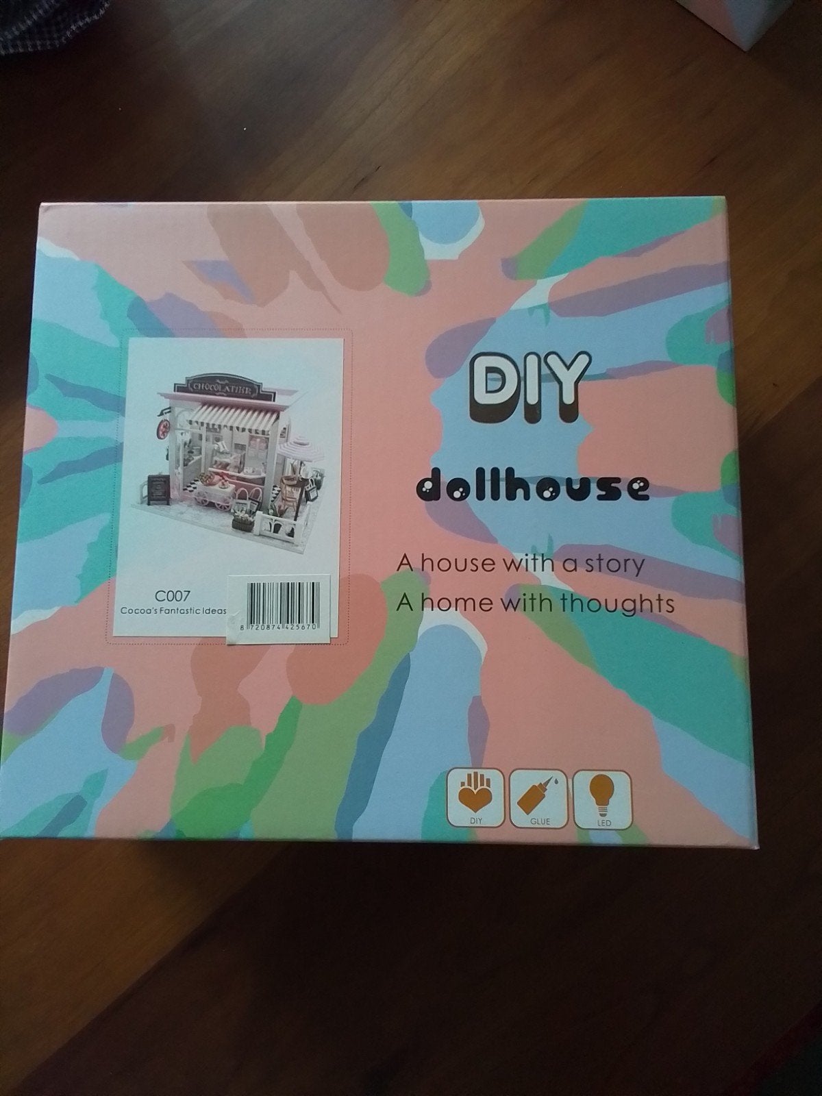DIY Poppenhuis Chocolaterie C007 - Nieuw in doos, Hobby en Vrije tijd, Knutselen, Ophalen of Verzenden, Nieuw
