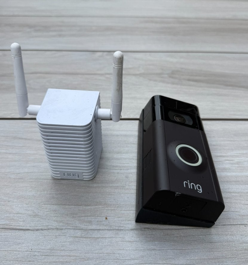 Ring Video Doorbell 2 + chime pro wifi versterker, Ophalen of Verzenden, Zo goed als nieuw