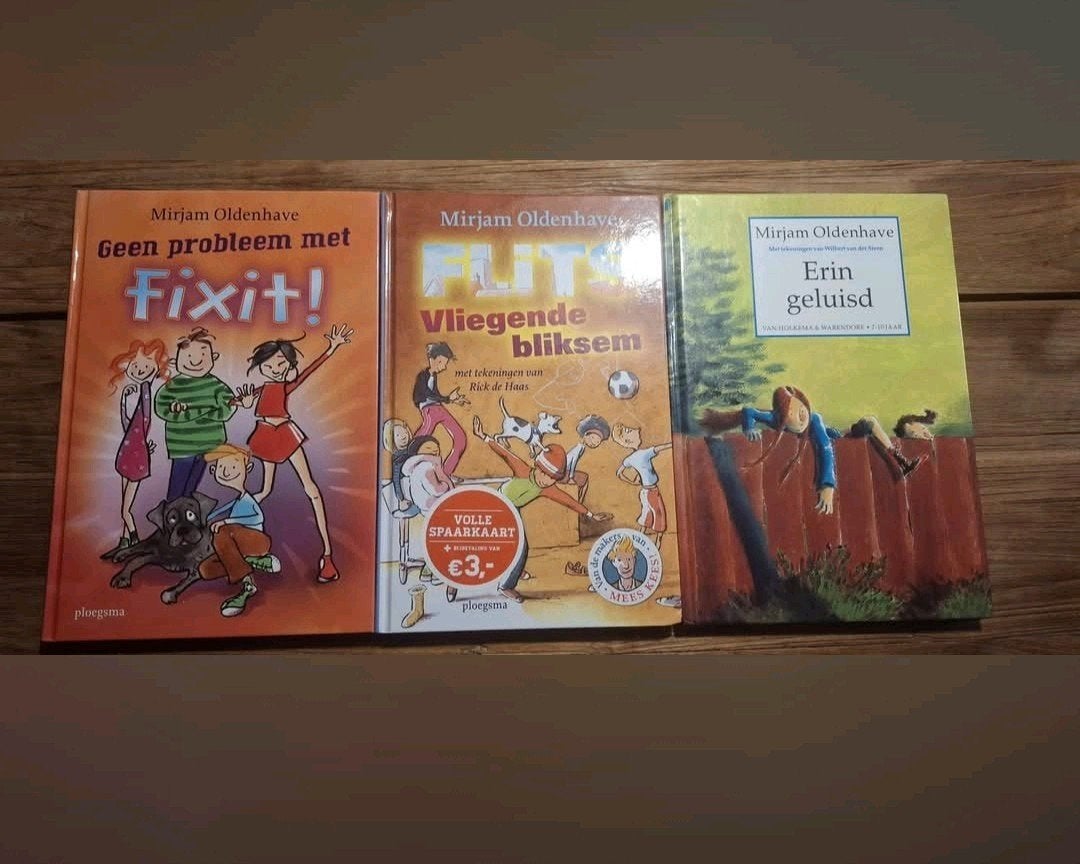 Mirjam Oldenhave: Fixit!, Vliegende bliksem, Erin geluisd, Ophalen of Verzenden, Zo goed als nieuw, Mirjam Oldenhave, Fictie
