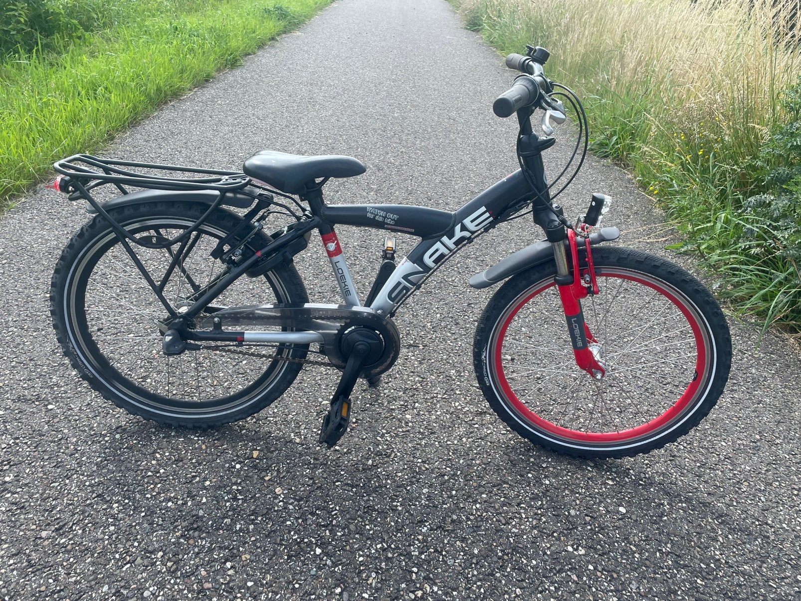 BATAVUS SNAKE jongensfiets 3V LOEKIE fiets 22” fietsklaar, Ophalen, Zo goed als nieuw, 22 inch, Versnellingen