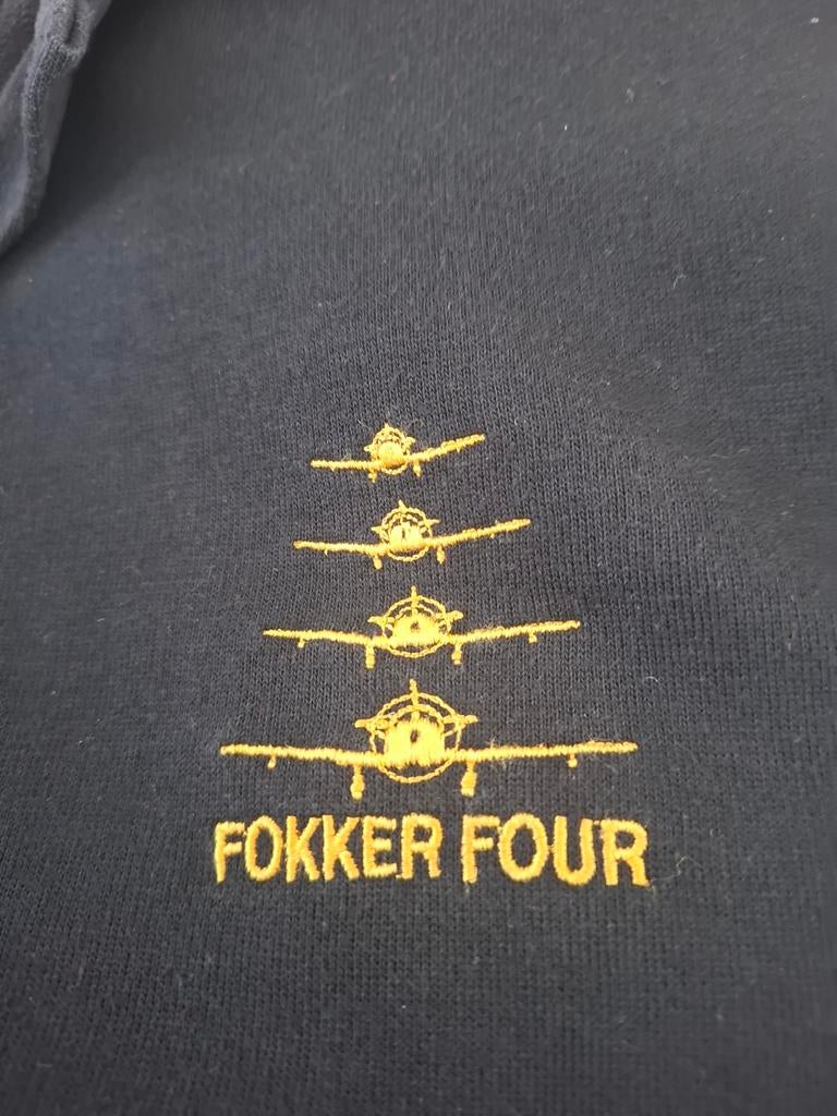Sweatshirt Fokker Four van Besco, Kleding | Heren, Maat 52/54 (L), Zwart, Besco, Ophalen of Verzenden