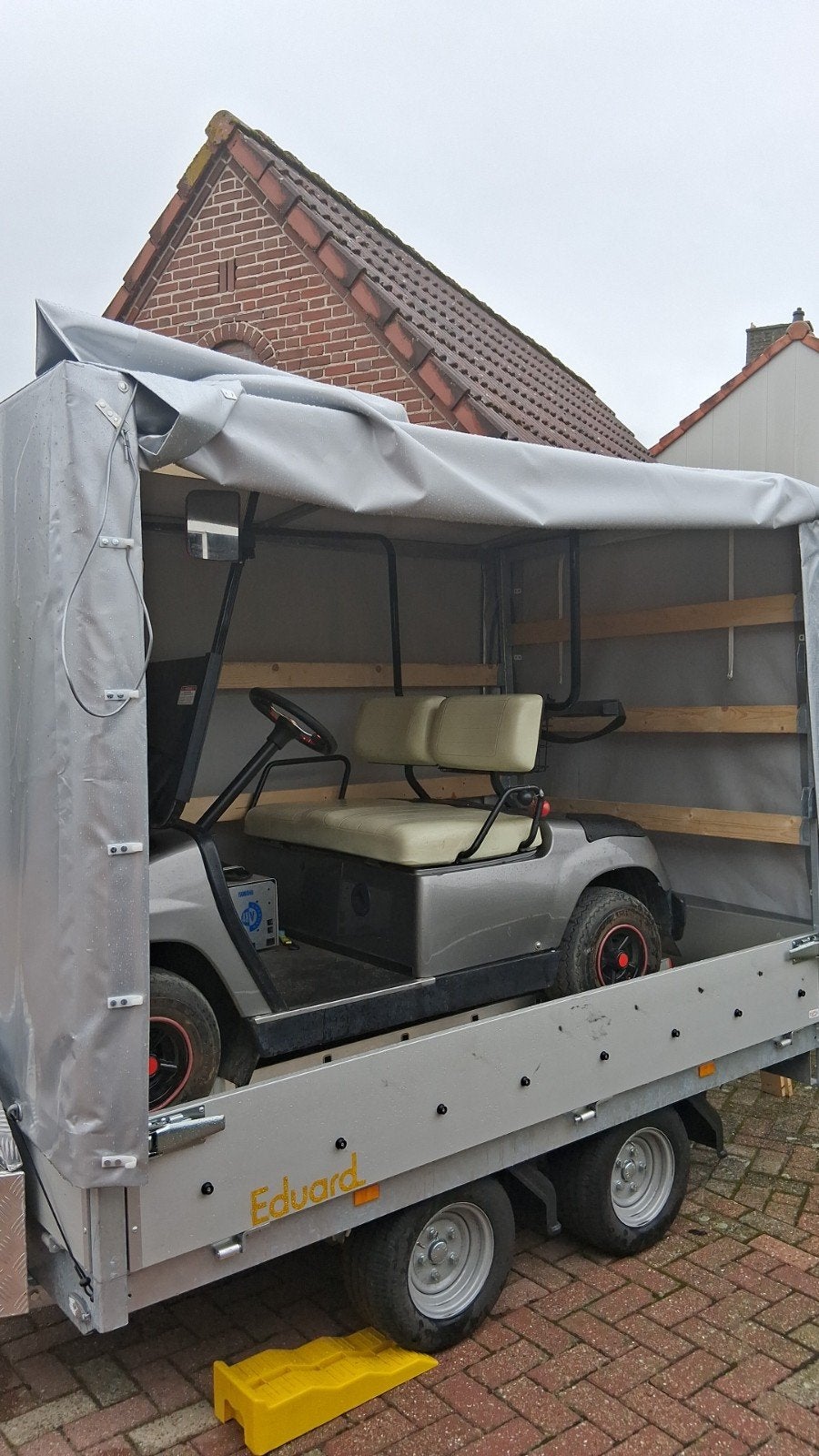Zeldzaam mooie golfkar. Yamaha., Sport en Fitness, Golf, Ophalen, Zo goed als nieuw, Golfkar, Overige merken