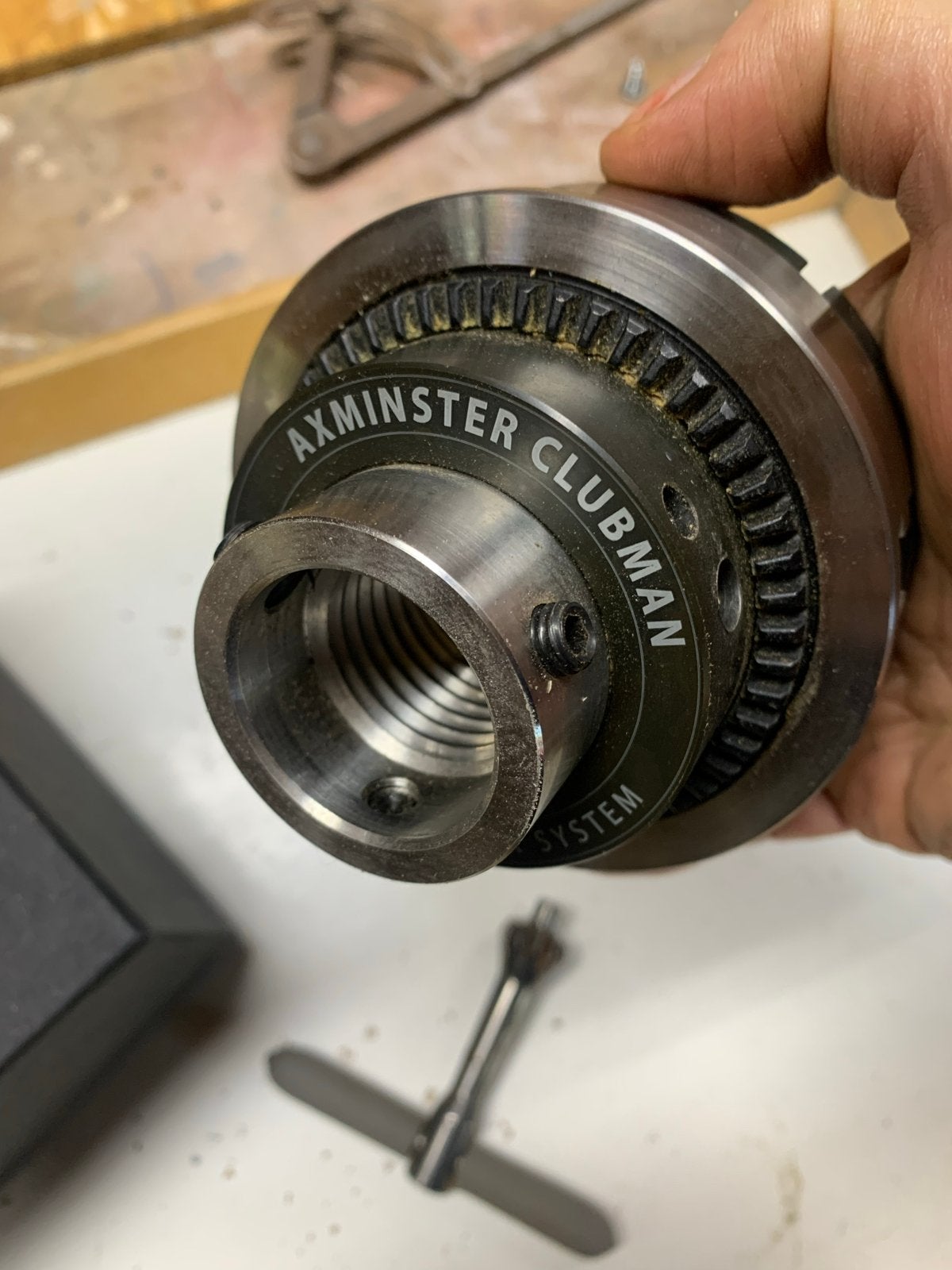 Axminster Clubman SK100 chuck system, Ophalen of Verzenden, Gebruikt