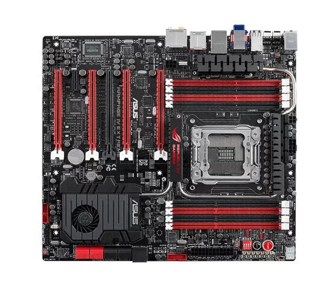 ASUS Rampage IV Extreme Moederbord met OC Key, LGA 1366, DDR3, Ophalen of Verzenden, Zo goed als nieuw