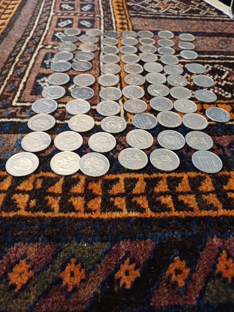 Nikkelen guldens, 73 stuks, Postzegels en Munten, Munten | Nederland, Ophalen, Koningin Juliana, 1 gulden, Losse munt