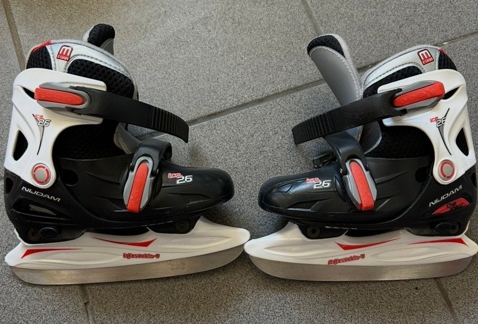 Nijdam verstelbare ijshockschaatsen. Maat 27-30, Ophalen, Zo goed als nieuw, IJshockeyschaatsen, Nijdam