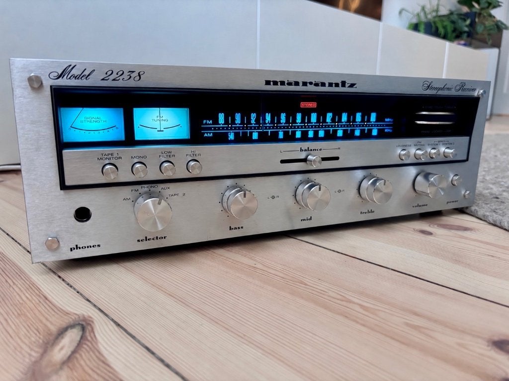 Marantz 2238 vintage receiver, Marantz, Gebruikt, Ophalen of Verzenden, Minder dan 60 watt