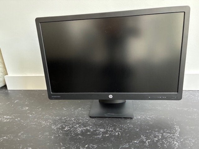 Monitor HP Prodisplay P242va. 24 inch. Met oplaadsnoer., Hp, IPS, Full HD, Zo goed als nieuw