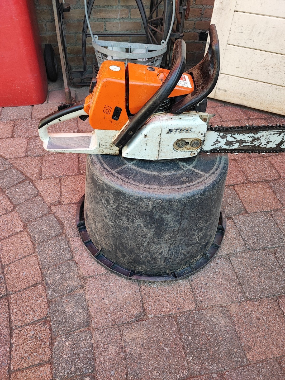 Stihl Keten zaag, Ophalen of Verzenden, Gebruikt, Kettingzaag, Stihl