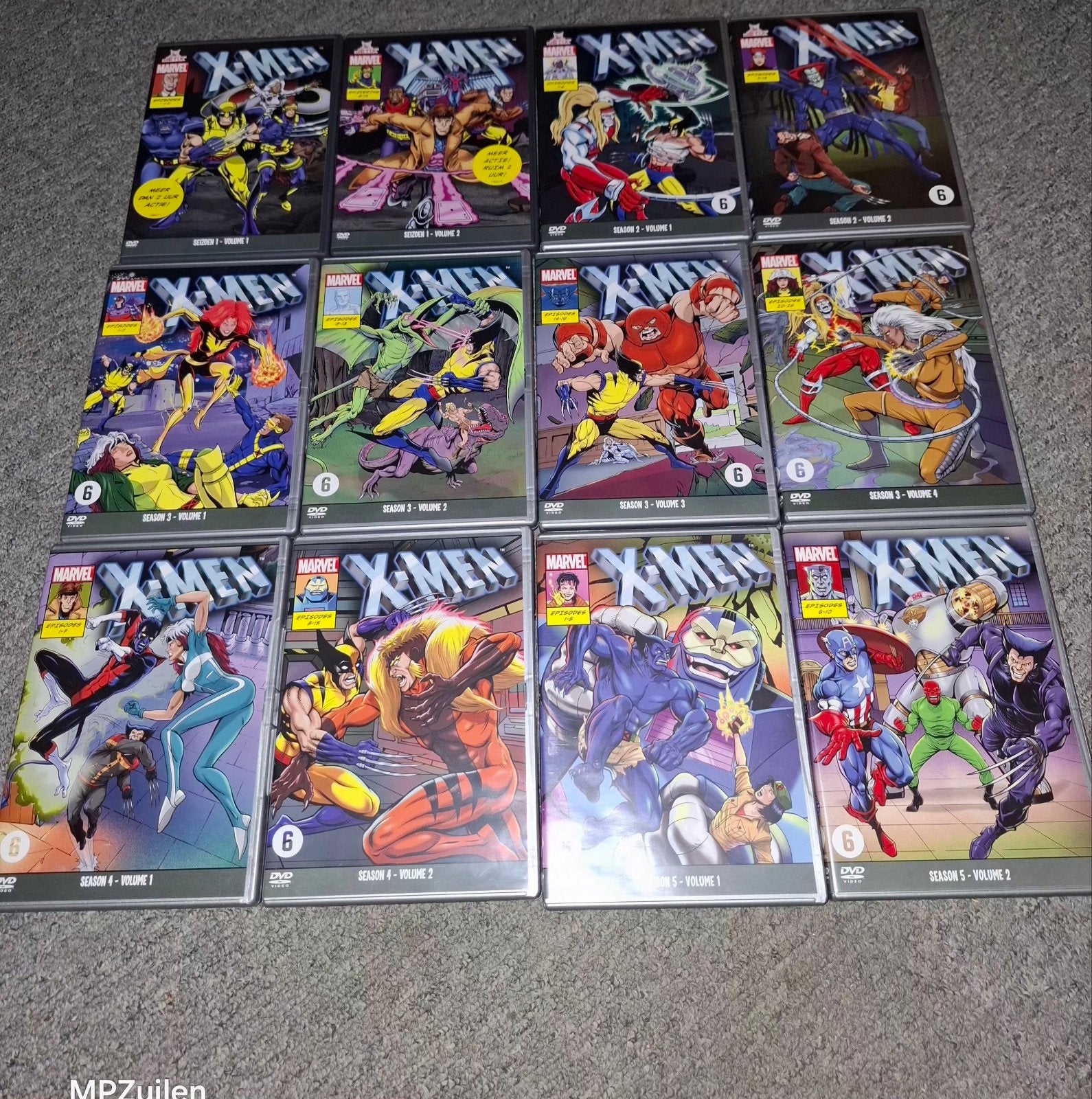 X-Men DVD Collectie  .. Marvel, Tekenfilm, Amerikaans, Ophalen of Verzenden, Zo goed als nieuw