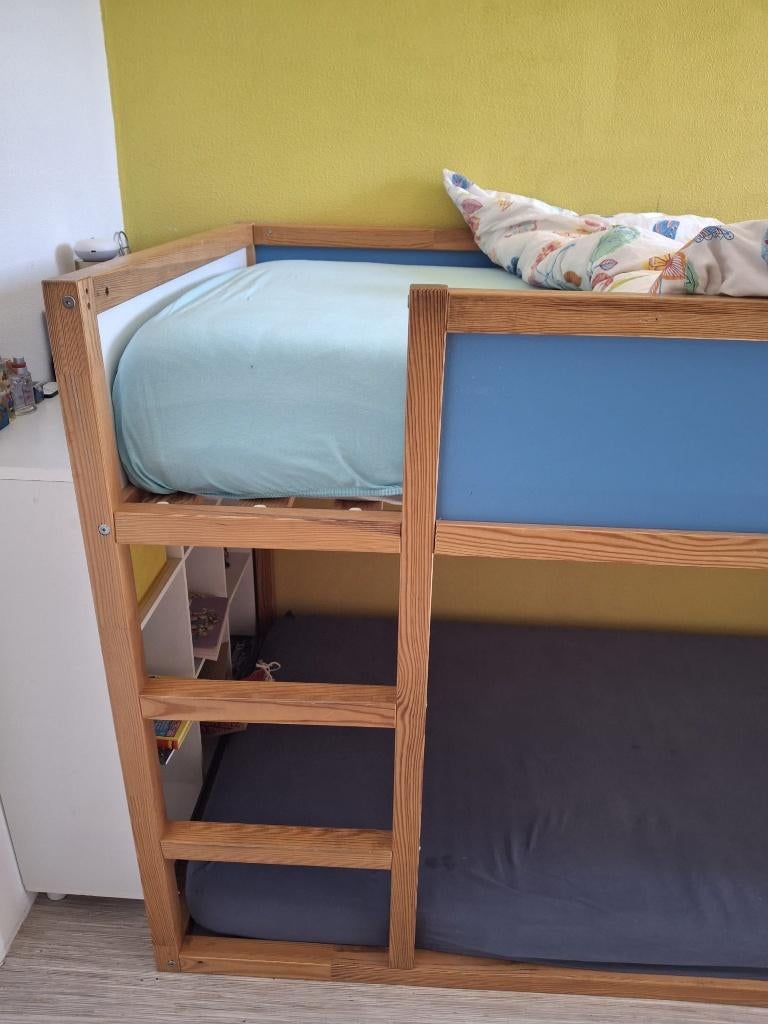 Omkeer bed ikea, Ophalen, Eenpersoons, Hout, 100 cm