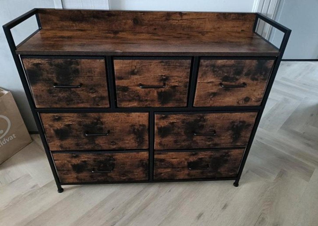 Stevig ladekastje met veel opbergruimte - Nieuw in doos, Met plank(en), Nieuw, 50 tot 100 cm, Industrieel