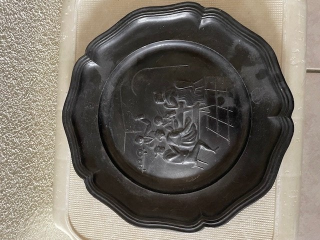 Tinnen bord, Antiek en Kunst, Antiek | Tin, Ophalen of Verzenden