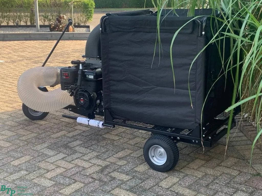 BTP Bladzuiger Jansen LS-700, trekdissel, loofzuiger op kar, Gebruikt, BTP