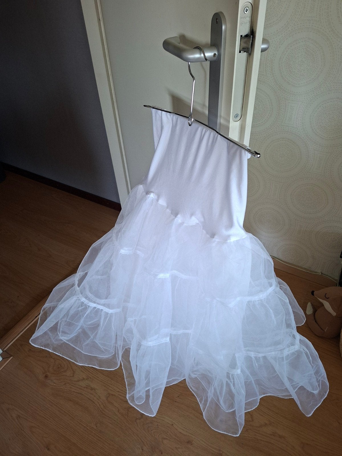 Peticoat mt small💃, Ophalen, Zo goed als nieuw, Blauw, Trouwjurk